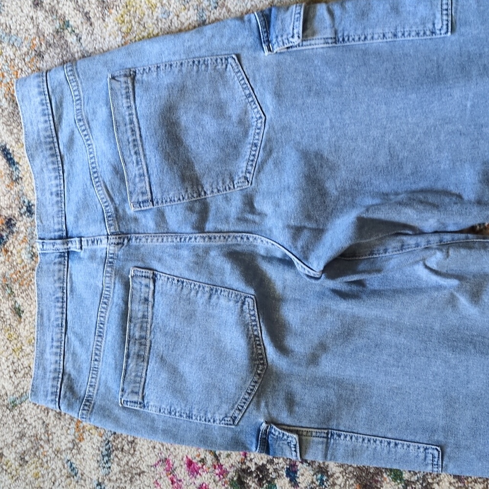 Tall 10T Gap 90s Loose Mid Rise Cargo Jeans - Picture 6 of 9